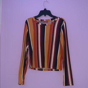 striped long sleeve tee